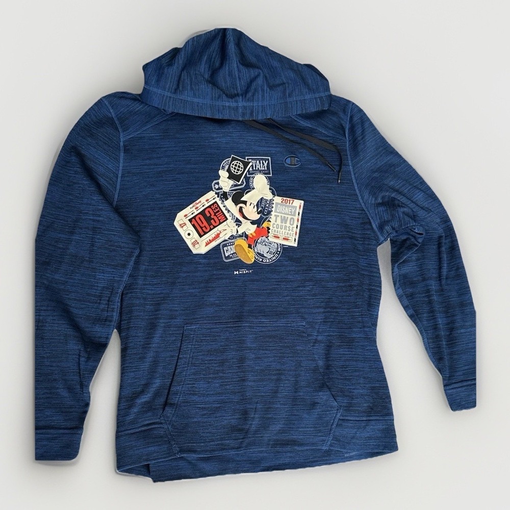 WALT DISNEY WORLD 2017 Sweatshirt Run Disney L/S XL Mickey Mouse Champion WDW